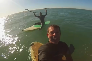 el relato de uno de los bonaerenses que jugo con ballenas en monte hermoso: fue una experiencia increible