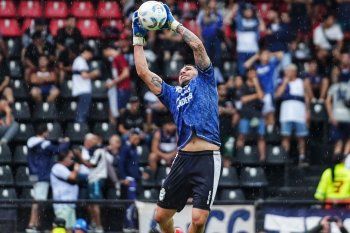Nelson Insfrán en la previa del desempate entre Gimnasia y Colón. (Foto: prensa GELP)
