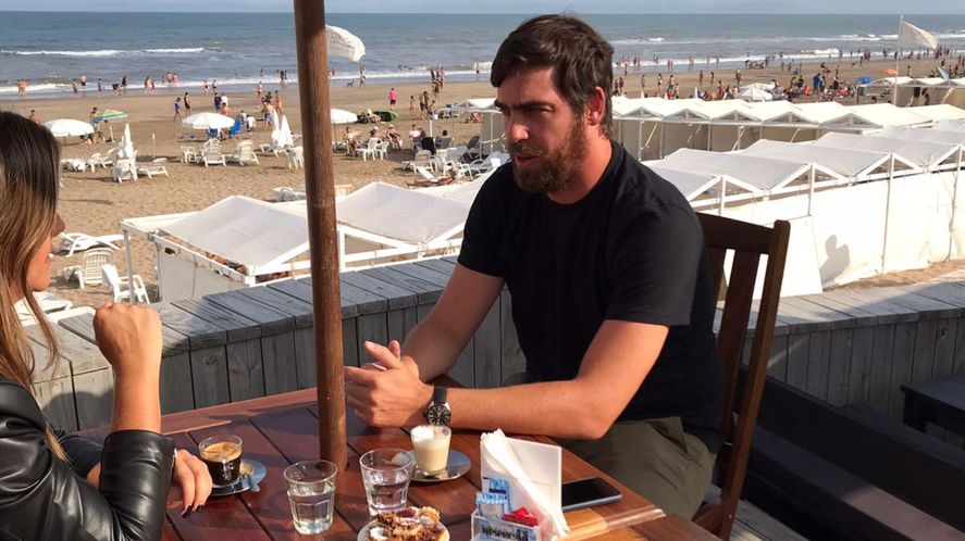 Owen Fernández, mano a mano con INFOCIELO en Pinamar.