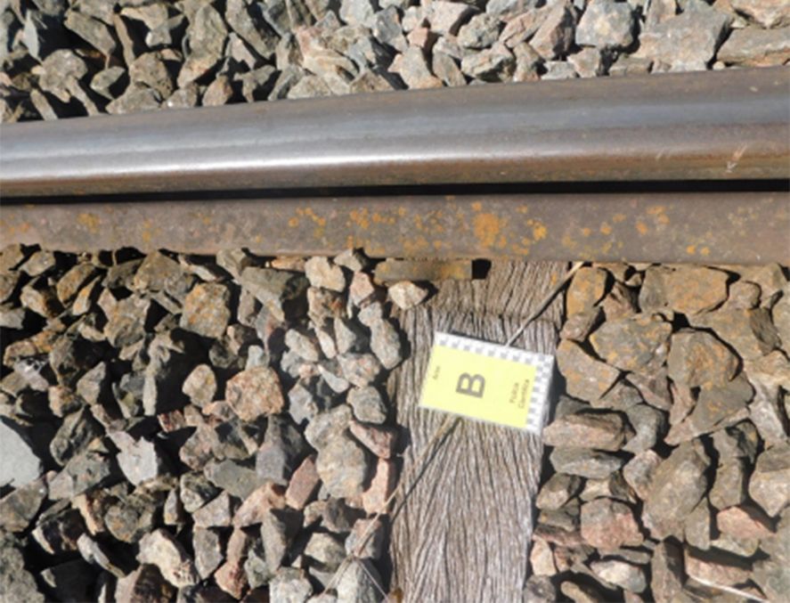 Personal de Policía Científica bonaerense realizó las tareas de inspección ocular tras el descarrilamiento