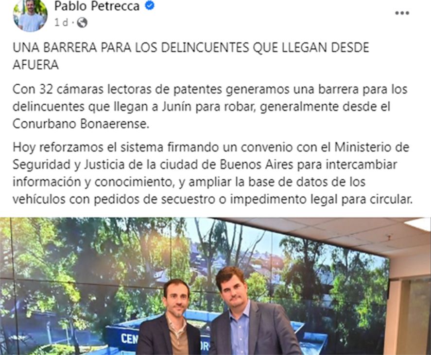Intendente PRO utilizó al Conurbano de chivo expiatorio por la inseguridad Intendente PRO utilizó al Conurbano de chivo expiatorio por la inseguridad