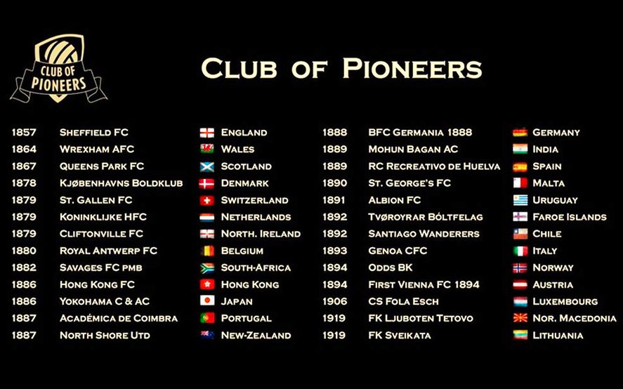 Todos los integrantes del 'Club de Pioneros' que fundó el Sheffield FC de Inglaterra.