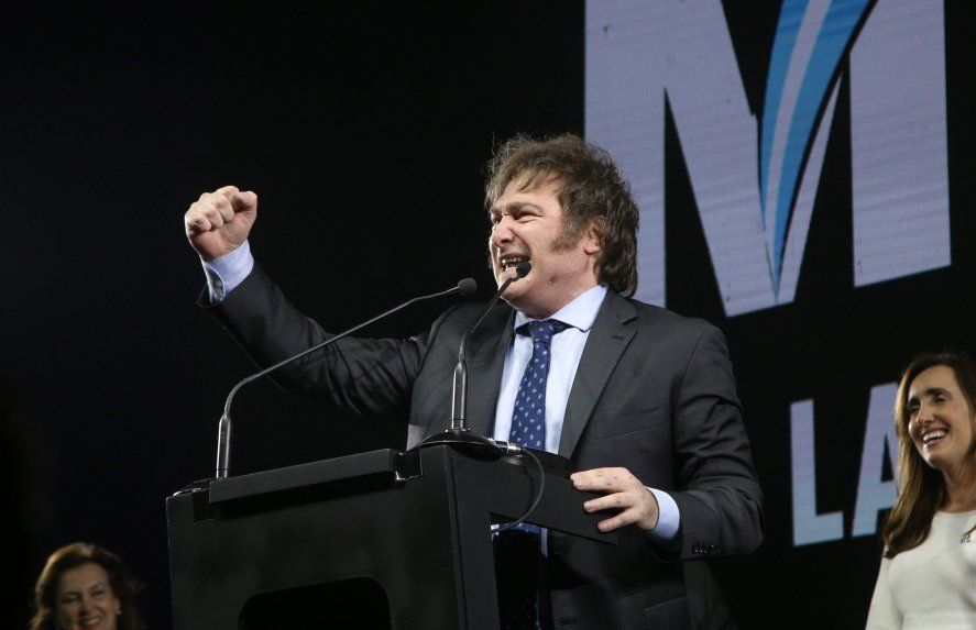 Javier Milei cosechó el 30,04 por ciento de los votos en las elecciones primarias.