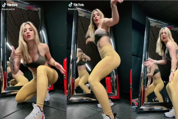 Jésica Circio bailó un tema de L-Gante 