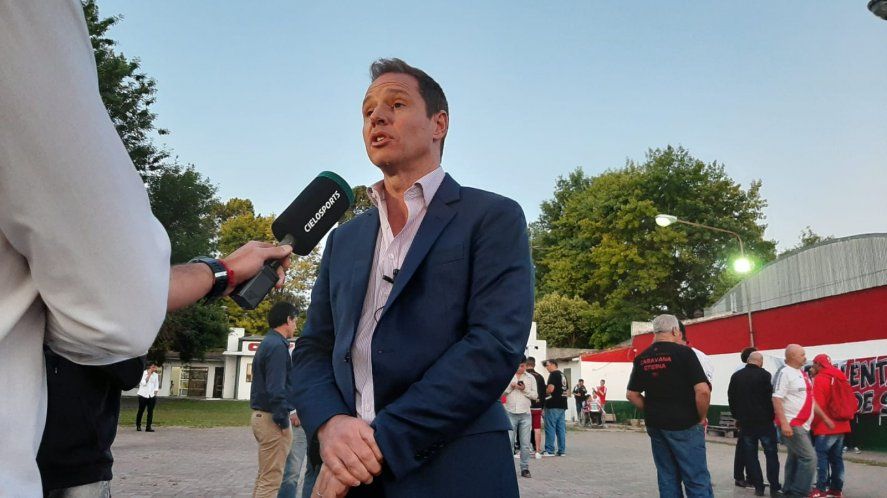 Jorge Brito, candidato a presidente de River, mano a mano con CIELOSPORTS