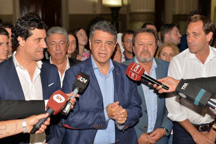 Jorge Macri, cuando capitaneaba el Grupo Dorrego