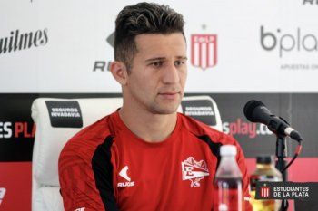 Jorge Morel dio sus primeras palabras como jugador de Estudiantes.