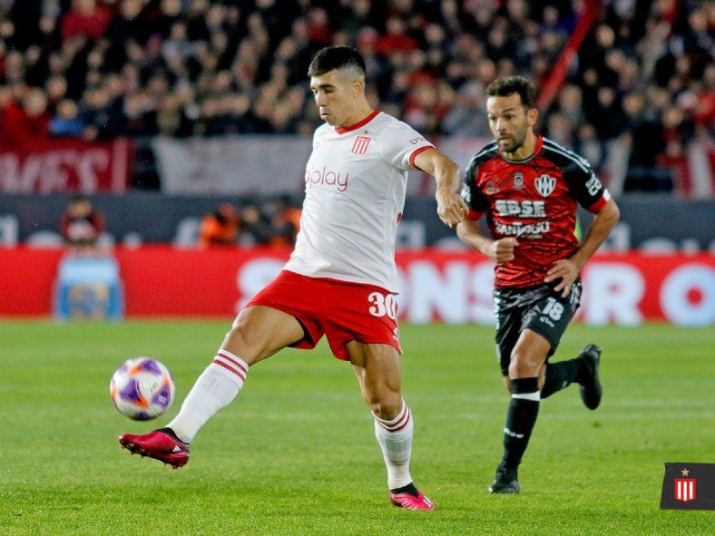Jorge Rodríguez en el partido en el que Estudiantes recibió a Central Córdoba