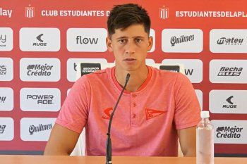 Juan Cruz Guasone habló en conferencia de prensa en City Bell.