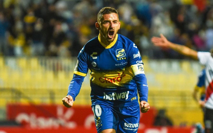 El ex Gimnasia Juan Cuevas marcó el sábado su primer gol del 2022 y buscará repetir ante Estudiantes.