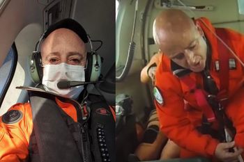 tuvo un paro en medio de una maraton y el director del same le salvo la vida