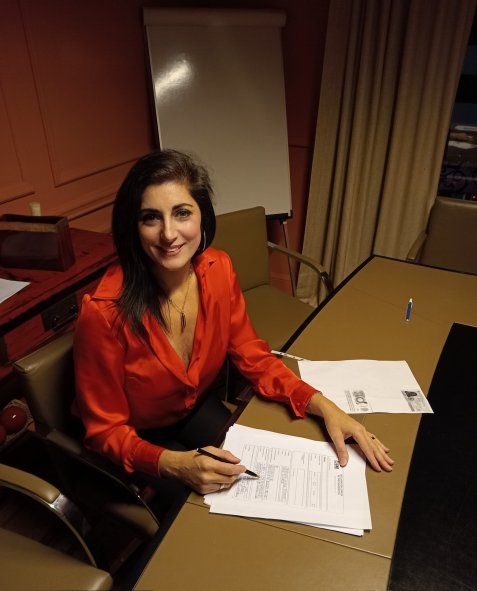 Juliana Santillán, precandidata a diputada nacional por la provincia de Buenos Aires de La Libertad Avanza. Juliana Santillán, precandidata a diputada nacional por la provincia de Buenos Aires de La Libertad Avanza.