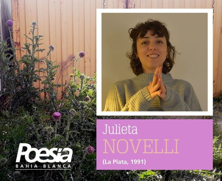 La poeta Julieta Novelli será una de las figuras del Festival de Poesía Latinoamericana de Bahía Blanca.