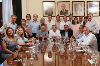 El interbloque de Juntos por el Cambio en el Senado de la Nación.