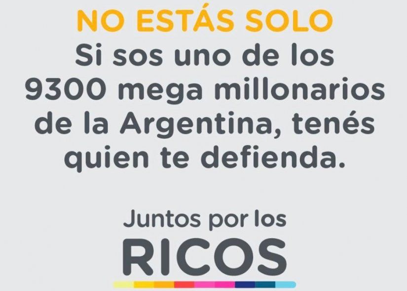 Meme: Juntos por los Ricos se hizo viral. 