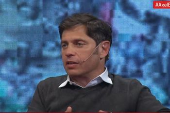 Axel Kicillof: un programa de derecha, a la provincia de Buenos Aires la parte al medio