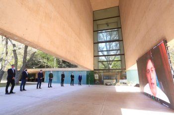 Kicillof participó del acto por el 125° aniversario delnacimiento de Juan Domingo Perón