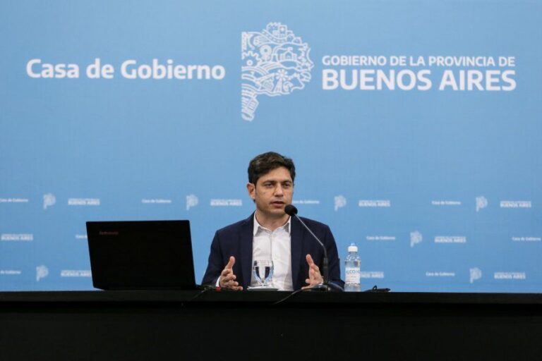 Coronavirus: Kicillof aislado por un contacto estrecho
