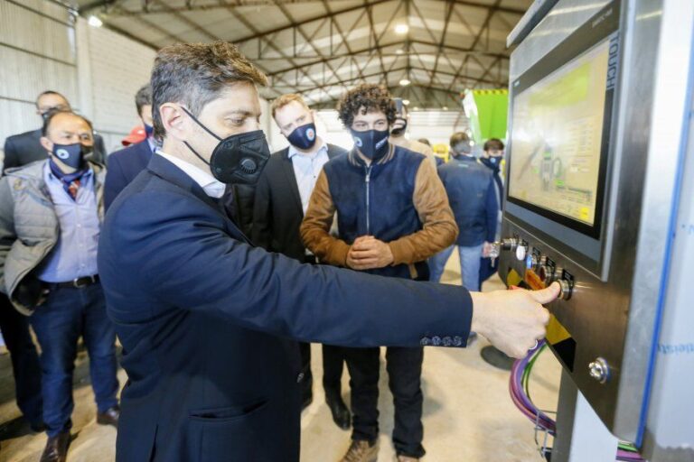 Residuos: Kicillof presentó nueva tecnología de reciclado