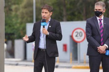 Axel Kicillof junto al presidente de YPF