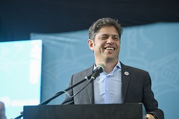 Axel Kicillof inauguró el Jardín  de Infantes y llegó al número 100 de su gestión