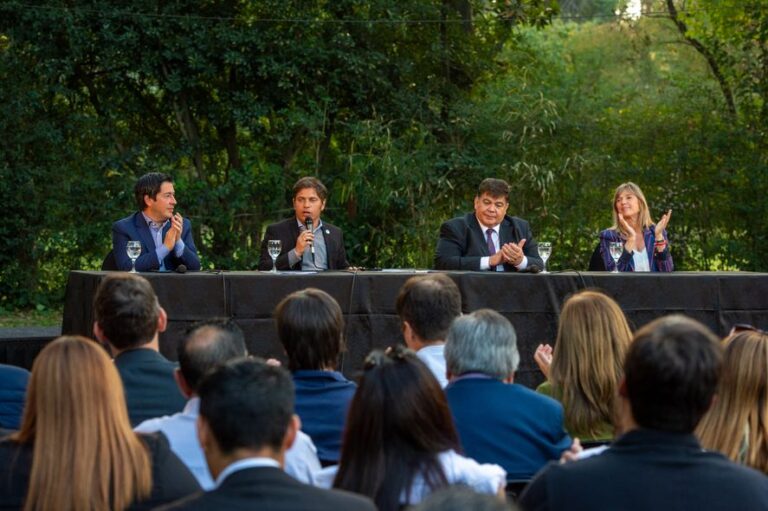 Axel Kicillof reforzó el reclamo por la coparticipación