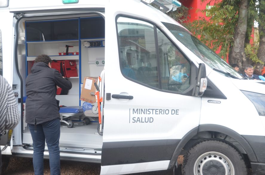 La ambulancia que Axel Kicillof entregó en Olavarría