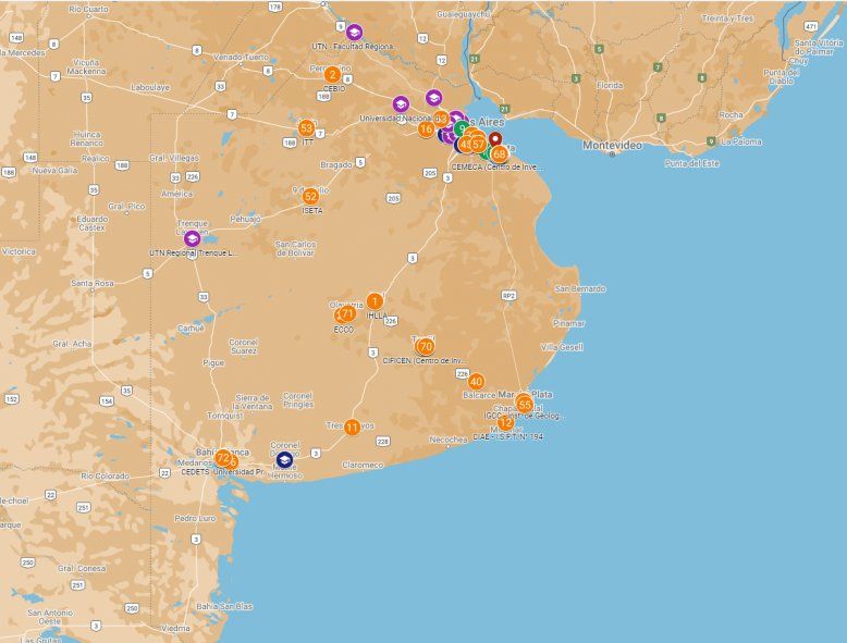 La Comisión de Investigaciones Científicas (CIC) tiene 7 centros propios y otros 100 asociados.