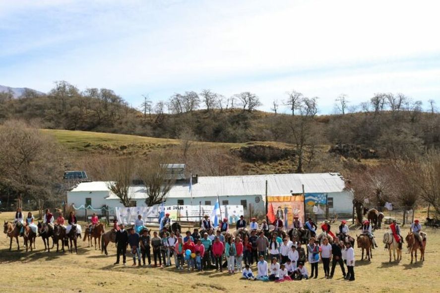 La Escuela Multinivel 350 de San José de Chasquivil, situada a unos 3.500 metros sobre el nivel del mar.