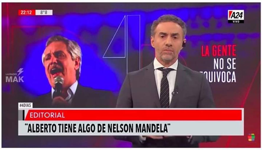 La imagen de Majul falsa viralizada hace años acerca de a quien se refirió como 