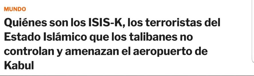 La letra "K", de kirchnerismo, pegada al terrorismo de ISIS, a los talibanes o a los carpinchos. El desquicio de algunos medios 