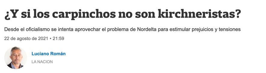La letra "K", de kirchnerismo, pegada al terrorismo de ISIS, a los talibanes o a los carpinchos. El desquicio de algunos medios