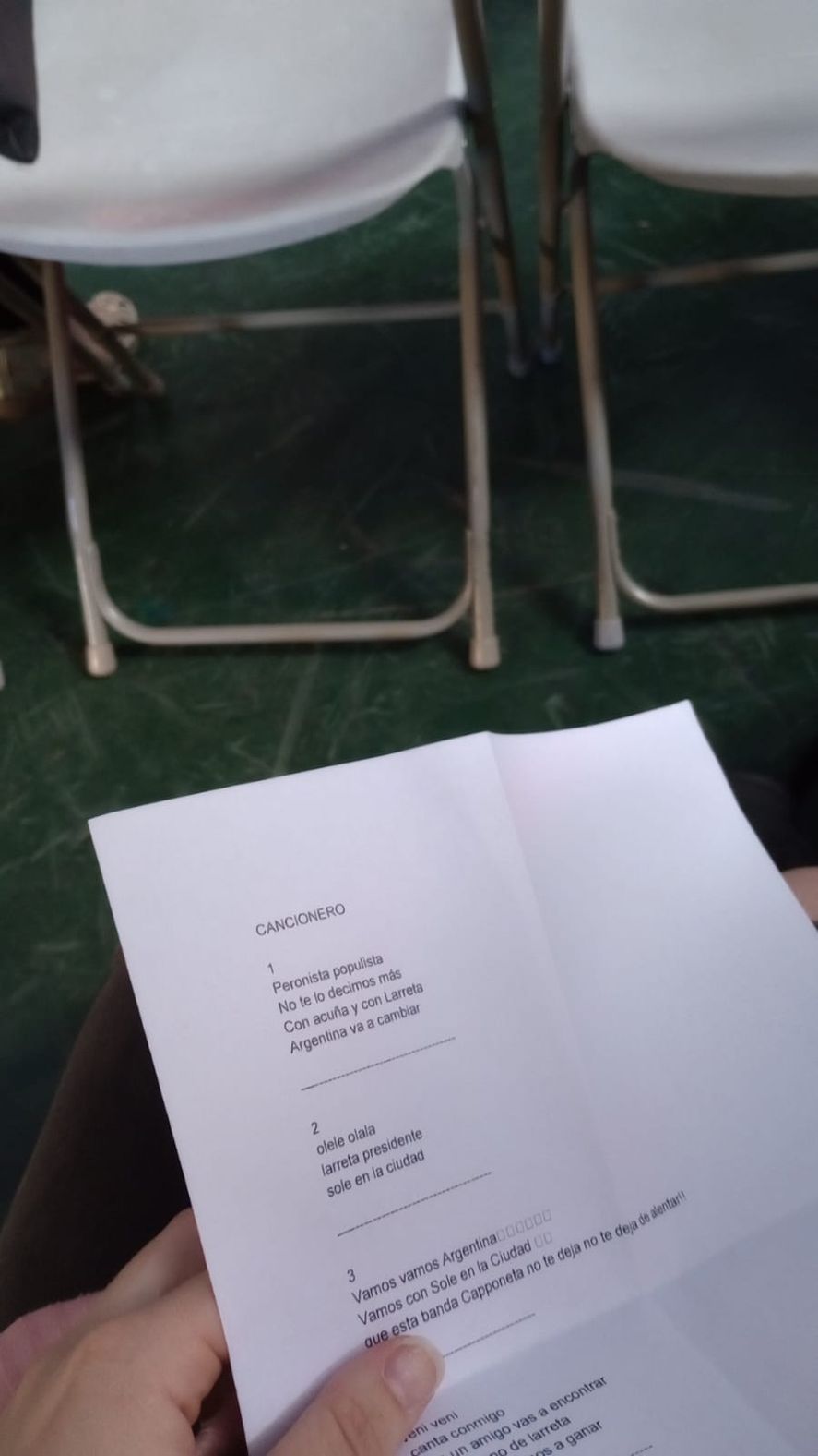 La lista de canciones para el lanzamiento de la candidatura de Soledad Acuña, la ministra de Educación de la Ciudad de Buenos Aires, para Jefa de Gobierno de ese distrito