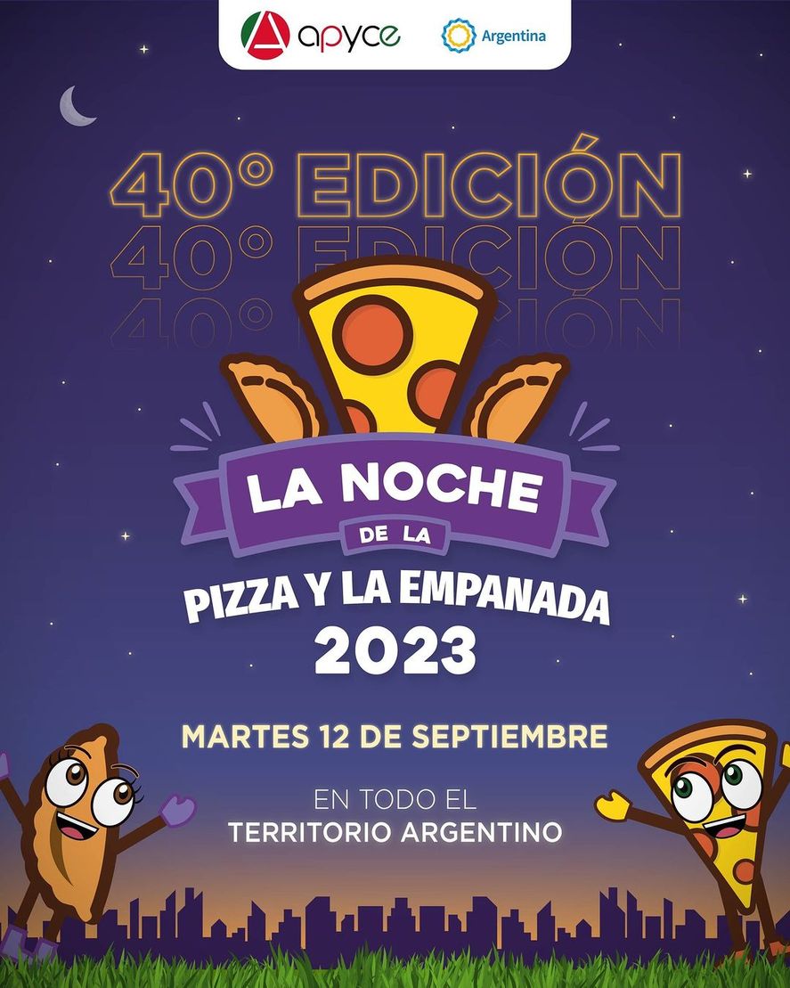 Cientos de locales de todo el país participarán en una nueva Noche de la Pizza y la Empanada con descuentos y promociones increíbles. 
