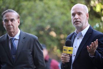 Horacio Rodríguez Larreta en pleno acto porteño, con un claro mensaje a su coalición.