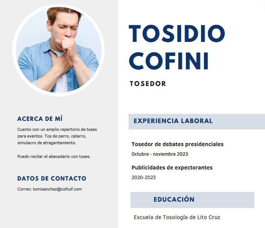 Las bromas por la tos de los invitados al debate que denunció Javier Milei a Eduardo Feinmann, ya se hicieron meme Las bromas por la tos de los invitados al debate que denunció Javier Milei a Eduardo Feinmann, ya se hicieron meme