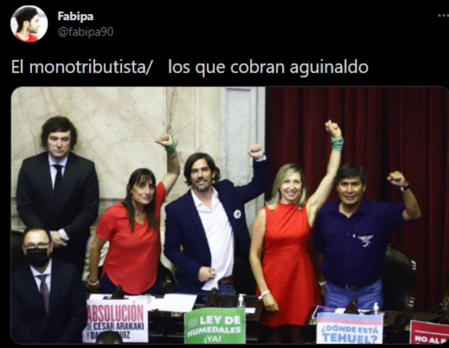Las bromas y memes para monotributistas, por no cobrar aguinaldo, ni recibir canasta navideña de regalo 