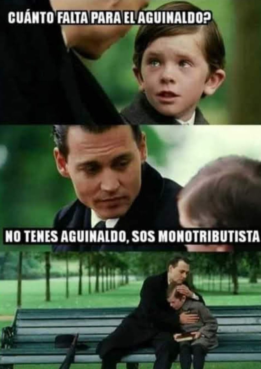 Las bromas y memes para monotributistas, por no cobrar aguinaldo, ni recibir canasta navideña de regalo 