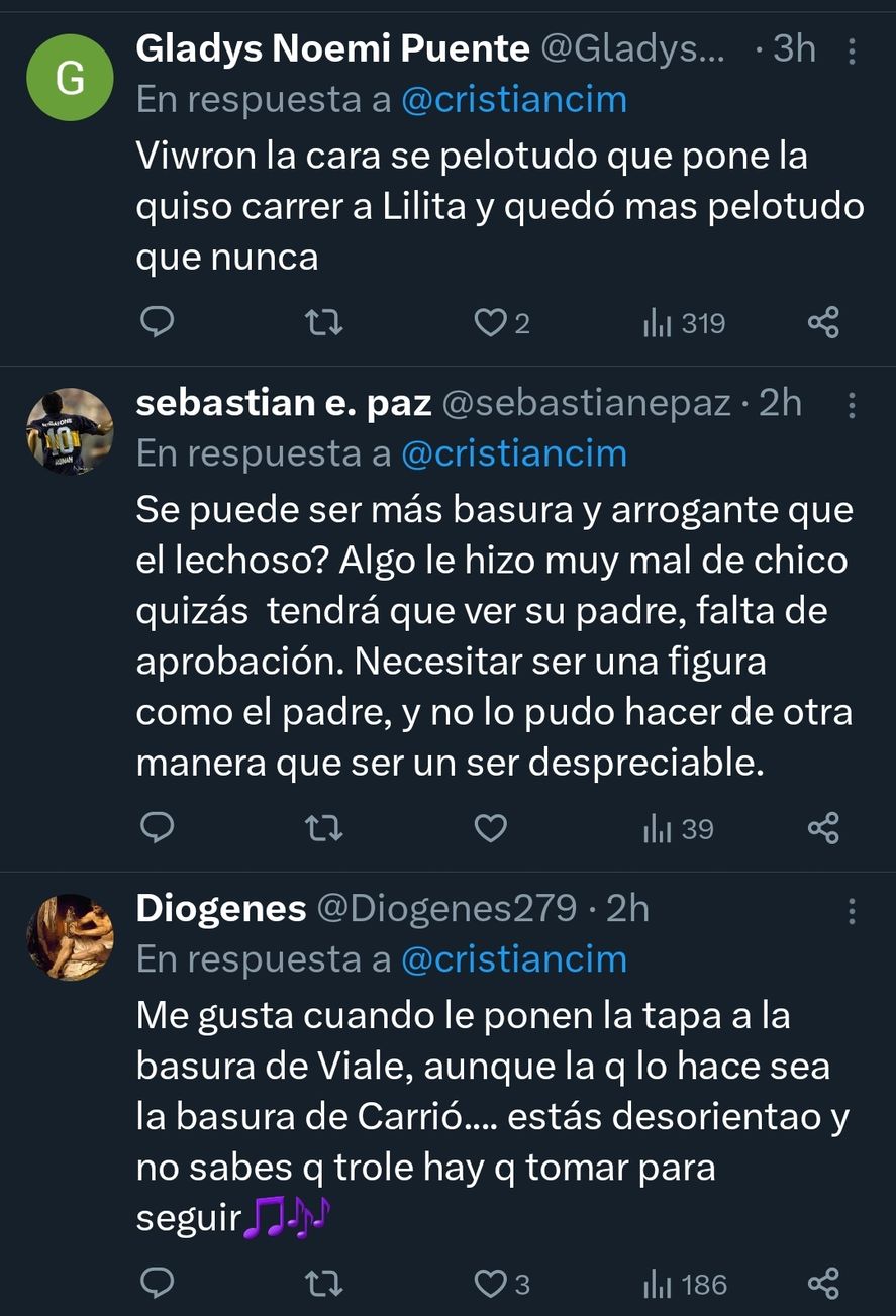 Las opiniones en redes sociales sobre la intempestiva llamada de Elisa Carrió a Jonatan Viale en donde hasta citó el Holocausto judío Las opiniones en redes sociales sobre la intempestiva llamada de Elisa Carrió a Jonatan Viale en donde hasta citó el Holocausto judío