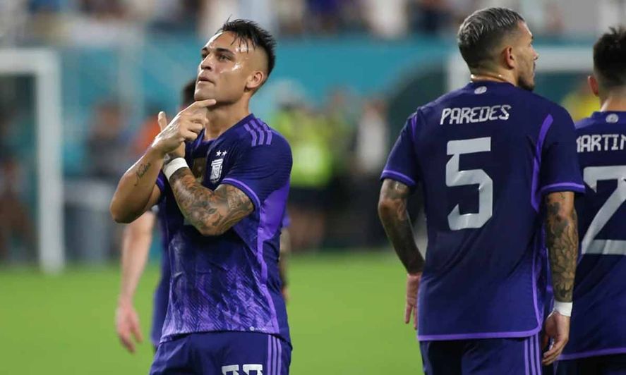 Lautaro Martínez, el 9 de la Selección Argentina en el Mundial Qatar 2022.