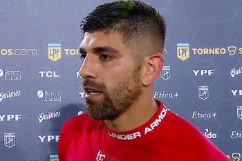 Leandro Díaz, figura de Estudiantes, habló tras el triunfo ante Vélez.