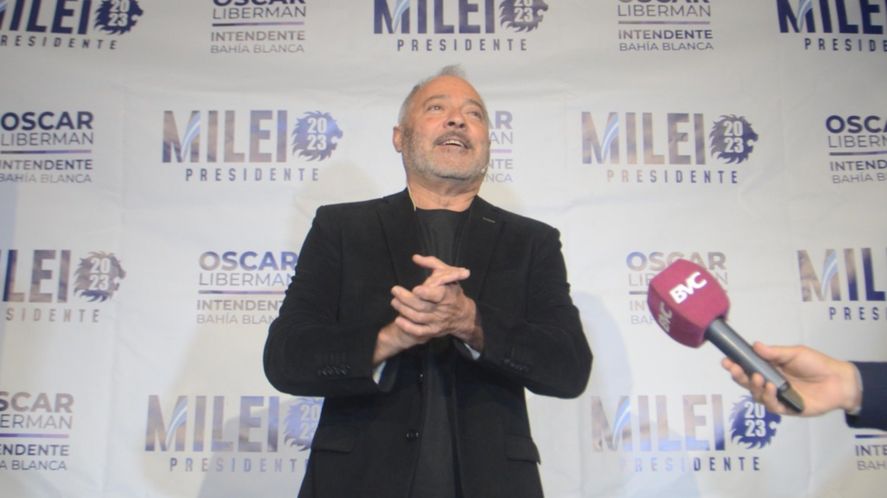 El referente de Javier Milei en Bahía Blanca, Oscar Liberman