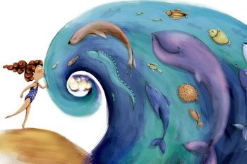 Mi amigo el mar es la primera obra de la escritora Magela Demarco y se encuentra en su segunda edición.