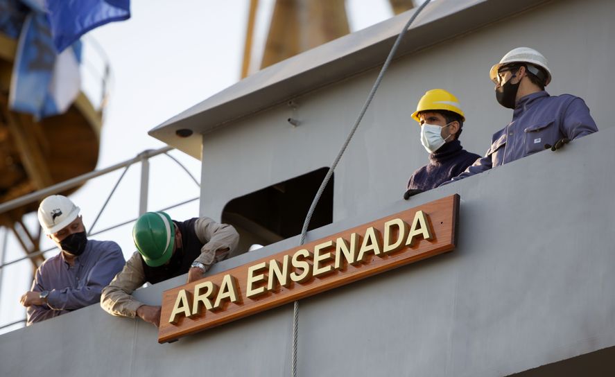 LICA ARA Ensenada, construida y proyectada por Astillero Río Santiago