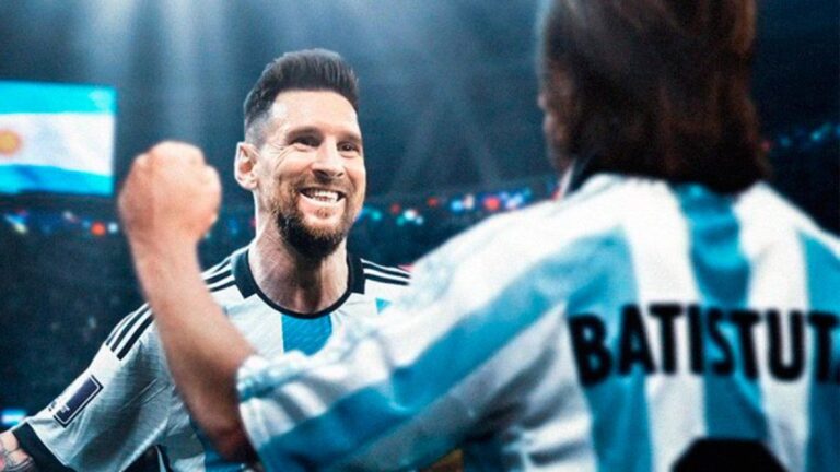 Lionel Messi, a la altura de Gabriel Batistuta