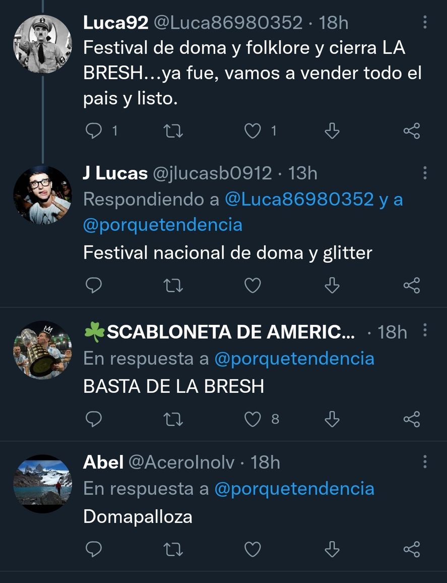 Los irónico comentarios acerca de la inclusión de artistas diferentes y la fiesta Bresh para la tradición de un Festival como Jesús María en Córdoba