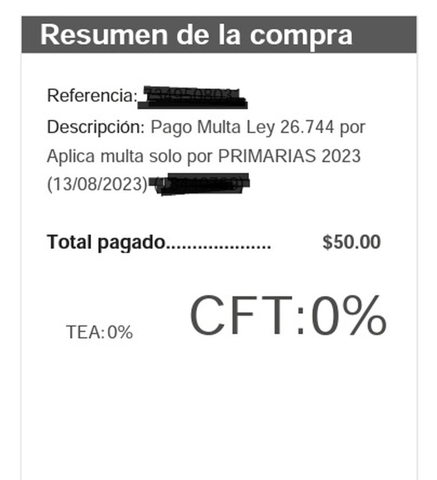 Los pasos a seguir para justificar o pagar la multa si no fuiste a votar en las PASO 2023