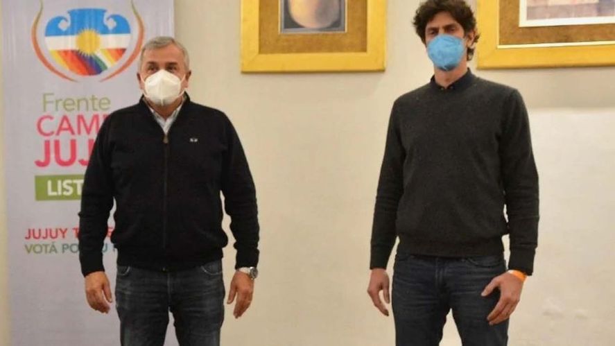 Los dirigentes de la UCR enfrentados, Alfredo Cornejo y Martín Lousteau