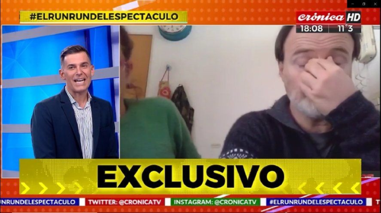Luis Machín en llamas: un periodista lo sacó del aire 