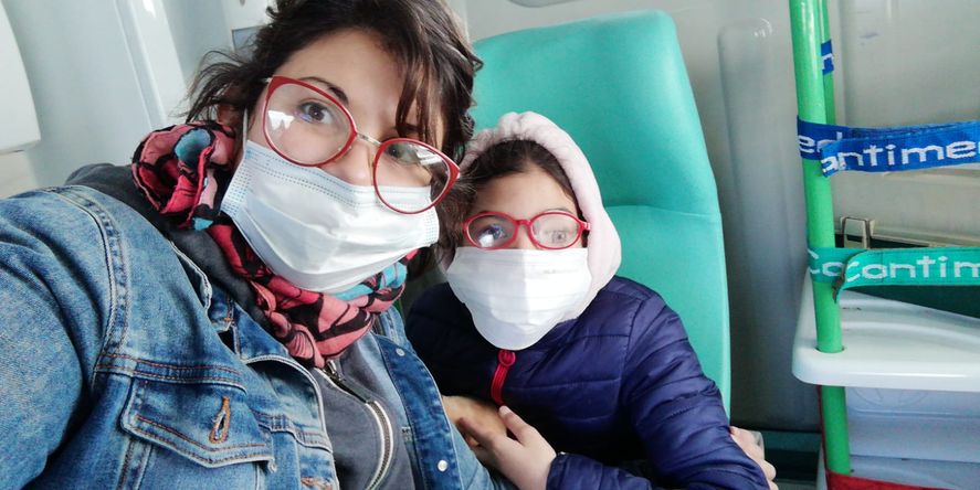 Brisa tiene 11 años y padece un tumor en el tronco encefálico
